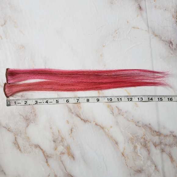 Euronext Pink Clip-In Human Hair Extensions - Picture 9 of 10